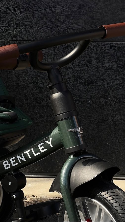 Instagram post by @_spacios for Bentley Trike. Caption reads: [...] visit to the Canadian Autoshow, the Bentley....