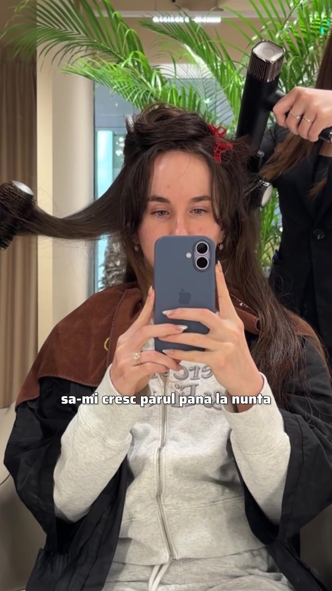 TikTok post by @cristiana.neagu for Hairburst. Caption reads: AD | 1+1 GRATIS la @Hairburst Romania 😍 foloseste....