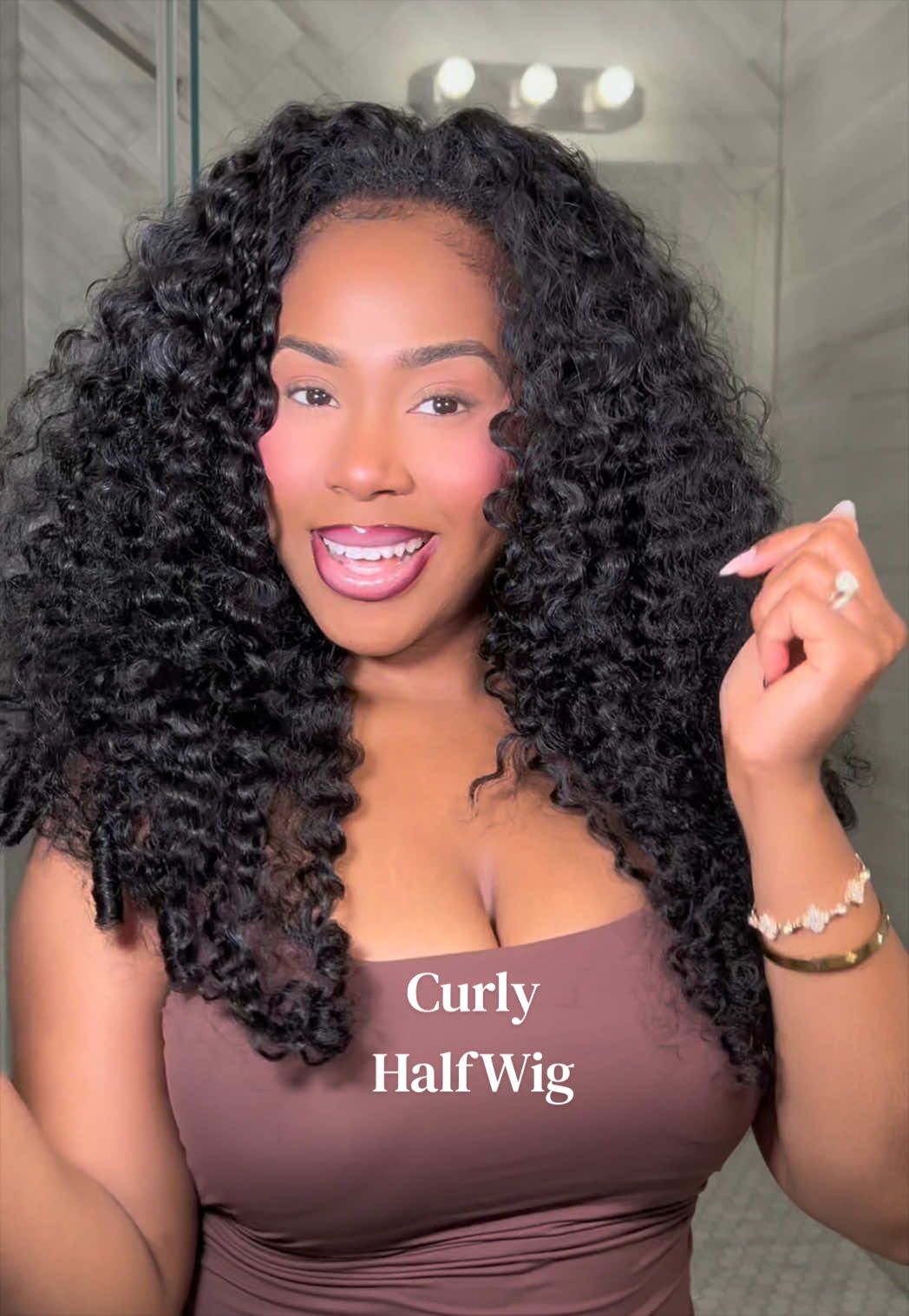 TikTok post by @jullekaren for Sterly Hair Shop. Caption reads: one thing I dislike is figuring out what ima do....