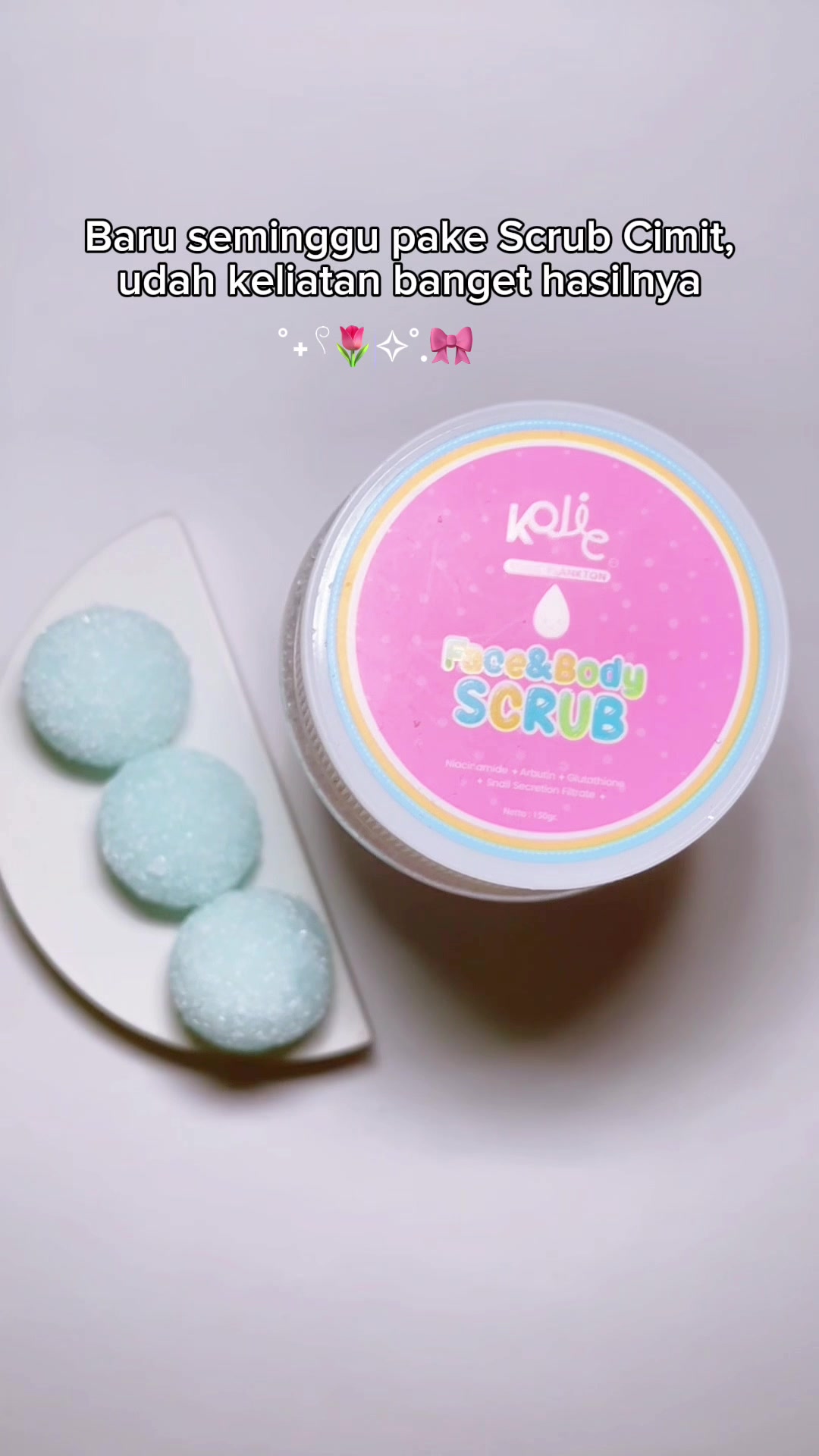 TikTok post by @moulynv for Kojic Plankton Original. Caption reads: [...] kalo udah waktunya mandi🤏🏻💓 @Kojic....