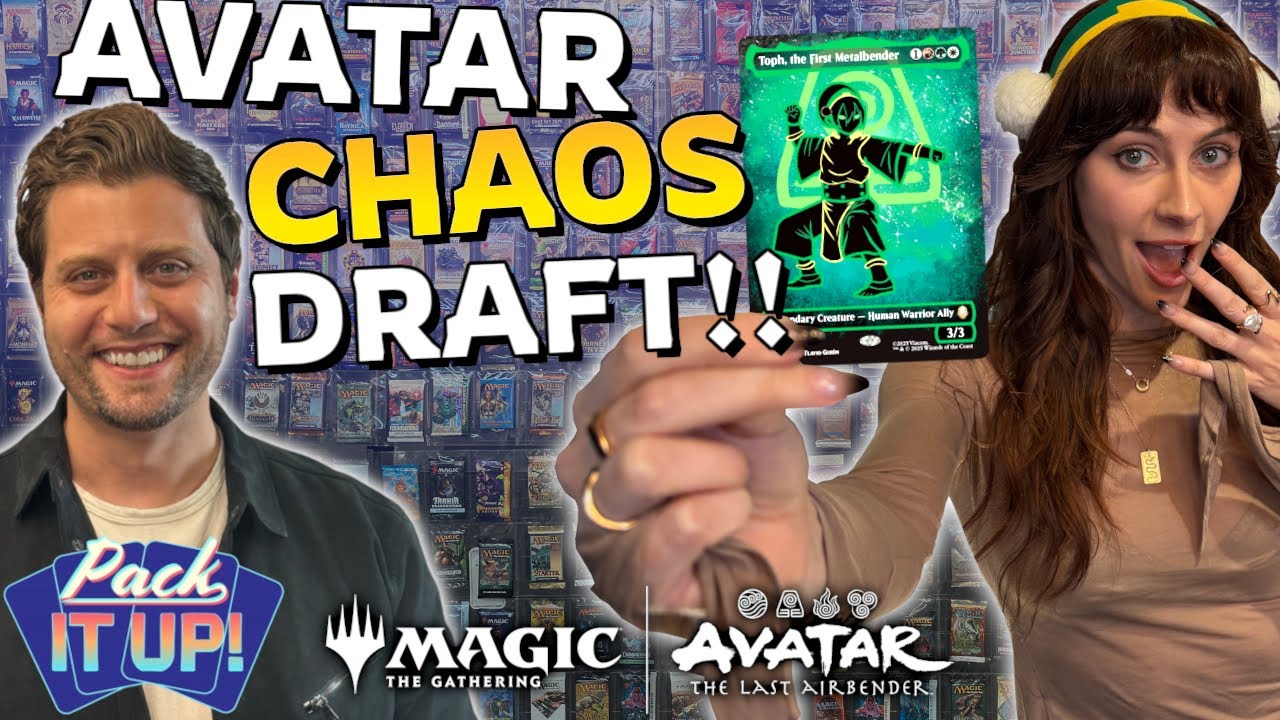 YouTube post by @BenBatemanMTG for Dragon Shield. Caption reads: Magic with The voice of Toph??! Avatar: The Last....