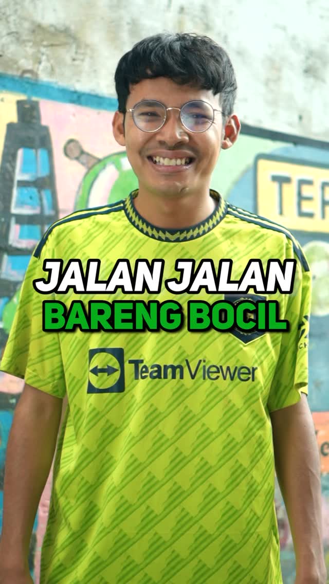 Instagram post by @iqbalqibull for Gojek Indonesia. Caption reads: Jingok bocil bocil dikampung yang lagi bosen oleh....
