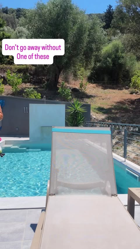 Instagram post by @clairewoodslifestyle for Online Home Shop. Caption reads: [...] towel that does it all! ☀️ The....