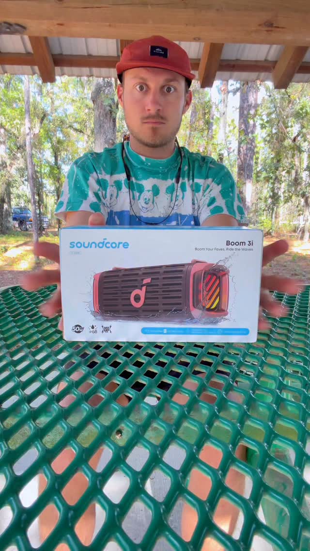 Instagram post by @anker_adventures for Anker SOLIX. Caption reads: [...] and power that goes anywhere. The Anker....