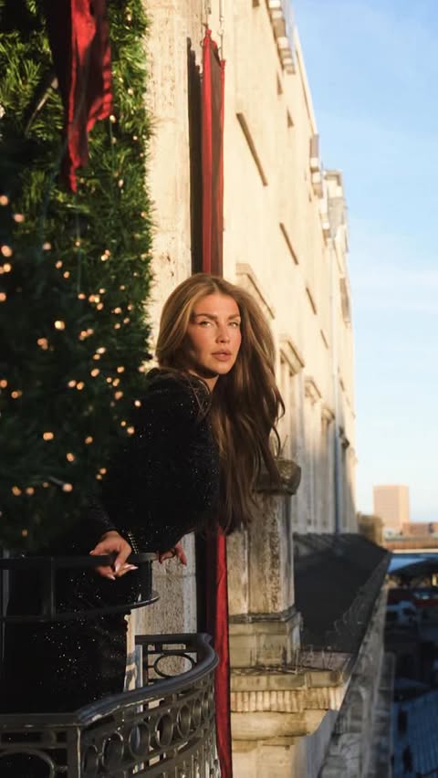 Instagram post by @farinaopoku for Marciano. Caption reads: ✨It’s the season to sparkle & @marciano understood....