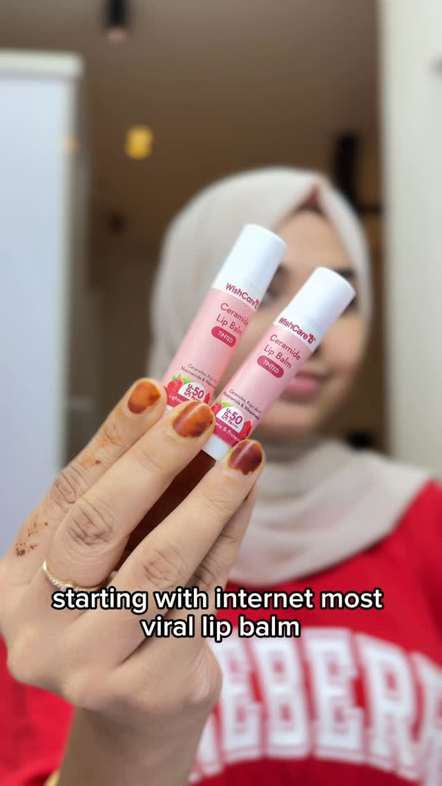 Instagram post by @lulu_arwa for WishCare. Caption reads: Comment for link🔗⬇️

Lip products from....