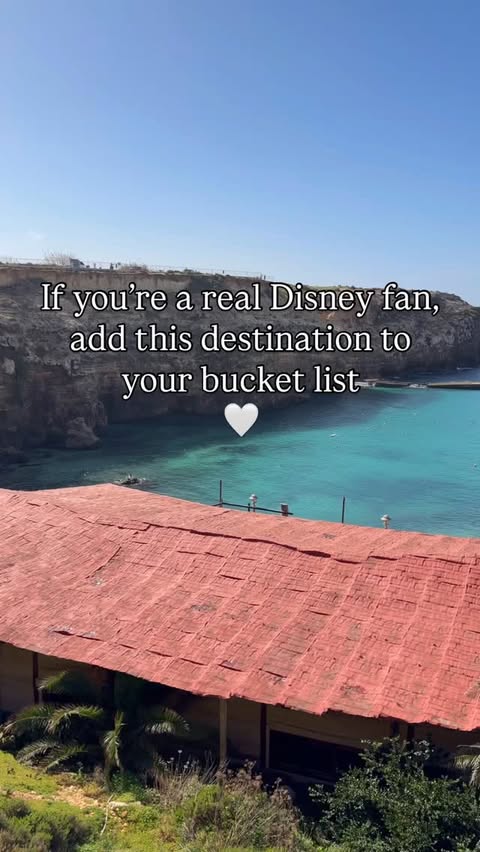 Instagram post by @thewanderlustlondonmum for VisitMalta. Caption reads: Did you know that real 1980s film set for Disney’s....
