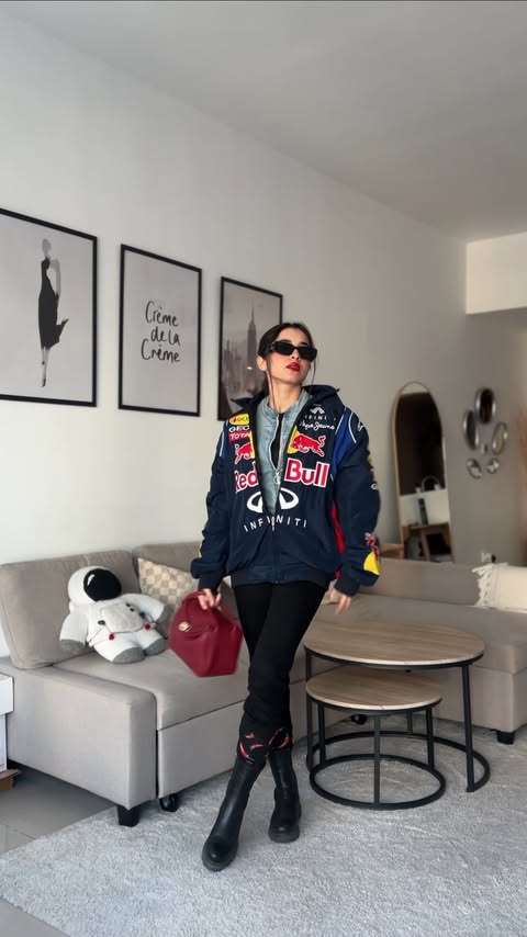 Instagram post by @ghania.so for Valentino Beauty. Caption reads: Your sign to borrow (or steal 🤫) your husband or....