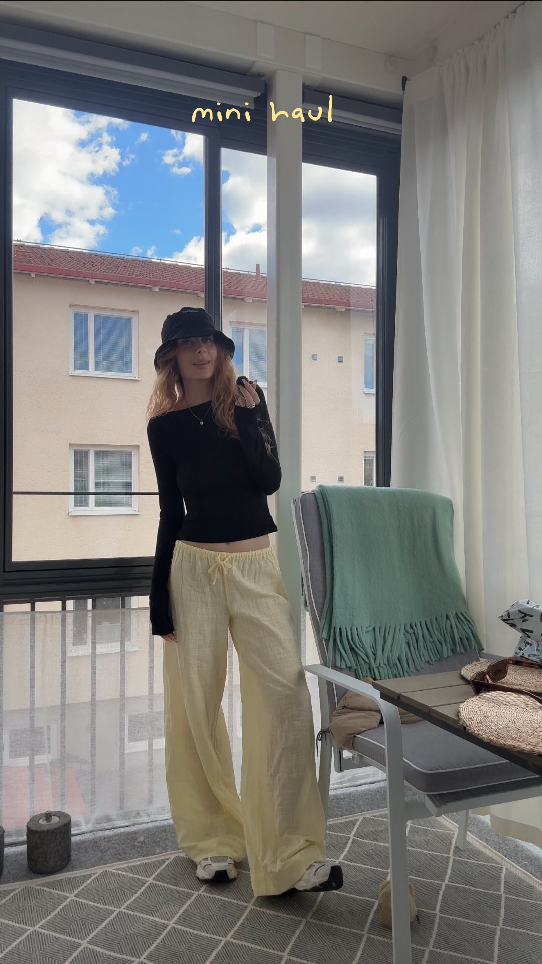 Instagram post by @juliaporsmyr for Nelly. Caption reads: i’ll return the jacket but the rest, i’ll be....