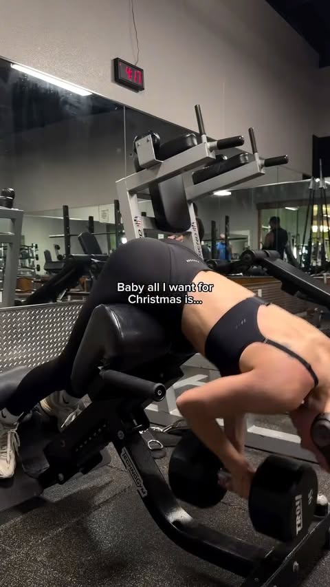 Instagram post by @halledorann for Paragon Fitwear. Caption reads: [...] truck please 🙏 Creds: @halledorann....