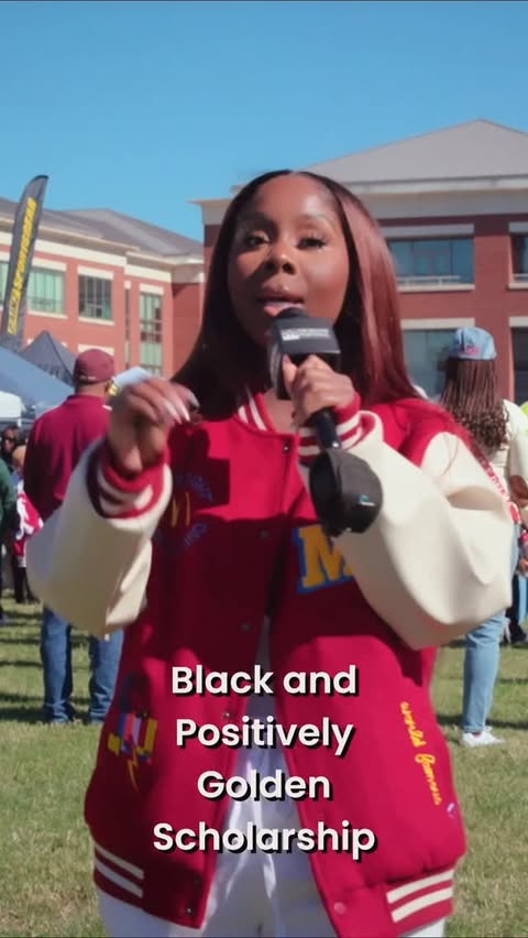 Instagram post by @thejessiewoo for BET. Caption reads: [...] along with @mcdonalds , @tmcf_hbcu & @bet to....