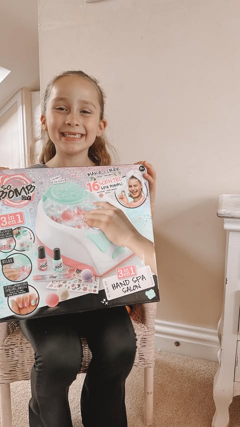 Instagram post by @lucy_andb_adventures for Canal Toys. Caption reads: [...] wait to try out the DIY Hand Spa from....