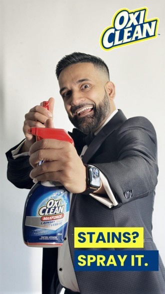 Instagram post by @magicmclive for OxiClean. Caption reads: [...] • Repeat x 3 days So yeah… I adapted.....