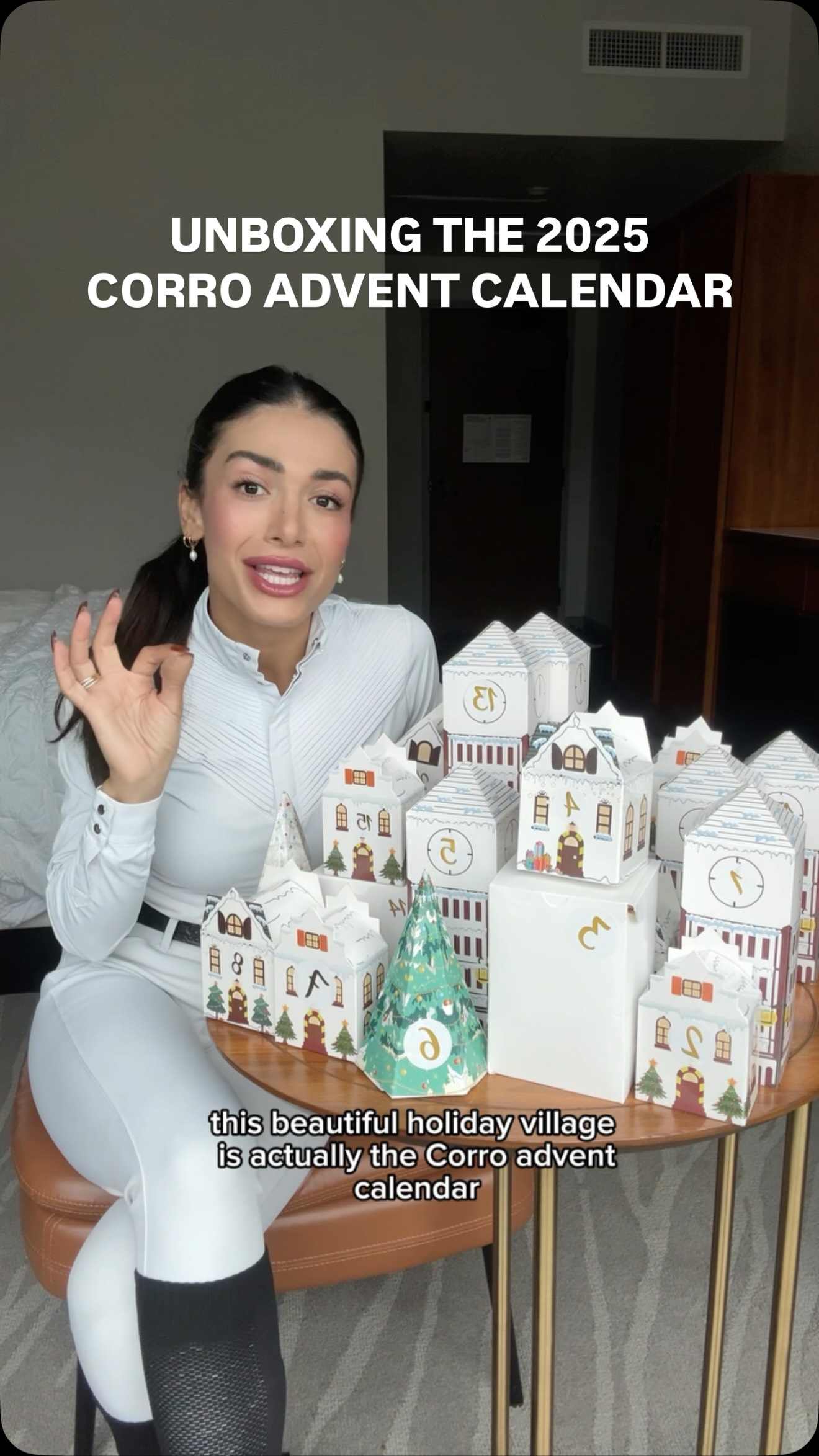 Instagram post by @melnasab for Corro Shop. Caption reads: SPOILER ALERT ‼️ unboxing every goodie in the....