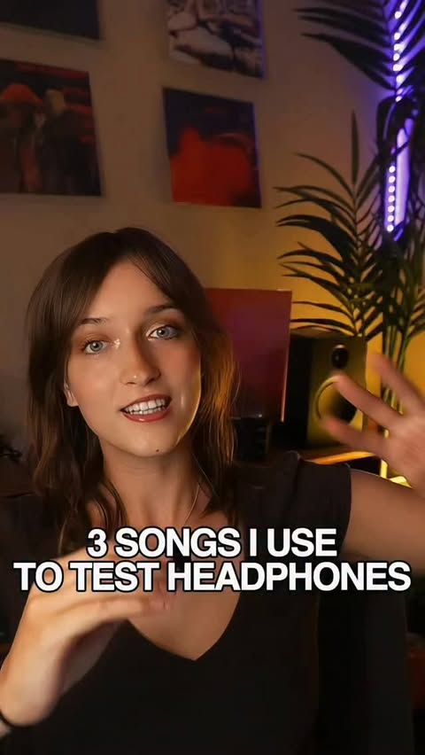 Instagram post by @erikafreizz for Sennheiser. Caption reads: [...] 🎧 testing 3 of my favorites on the....