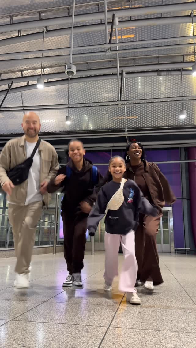 Instagram post by @thechoifamilyuk for British Airways. Caption reads: Today we visited the brand new Epic Universe at....