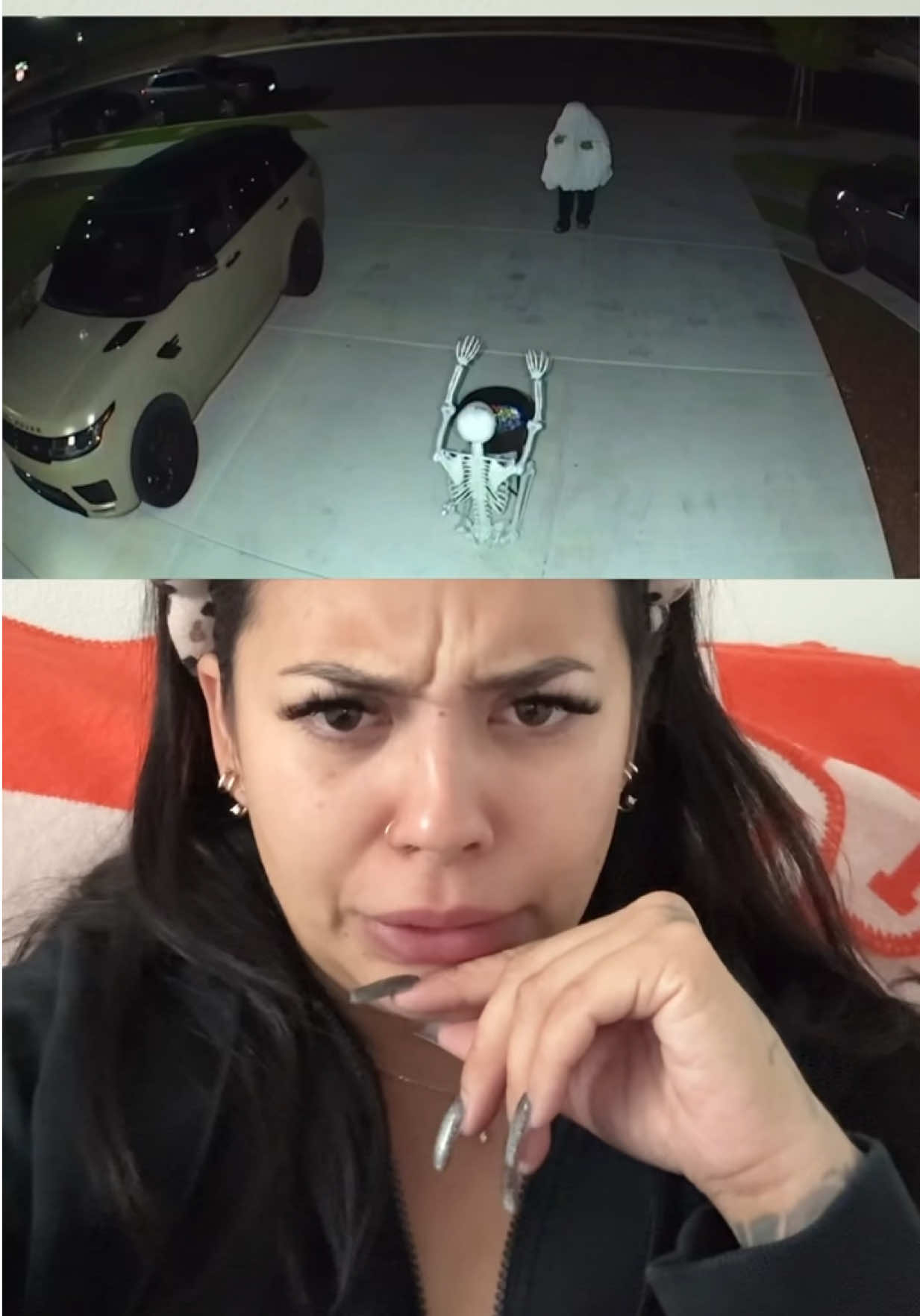 TikTok post by @makeala_cachola for ADT. Caption reads: #ADTPartner #ADTAd Candy thief caught in HDR 🍬👀....