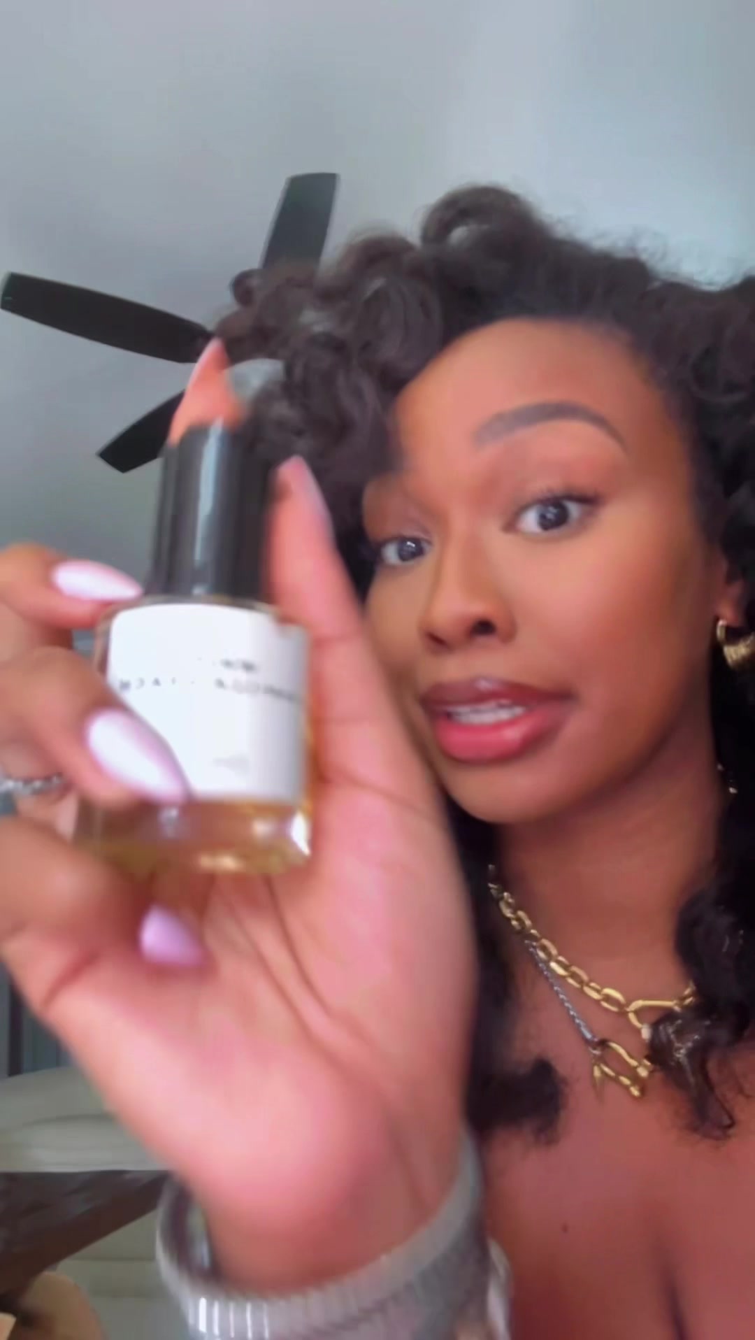 TikTok post by @realdealjwill for Eternal Perfume Oils. Caption reads: [...] vanilla beach 😭😭😭😭😍😍😍😍 @Eternal....