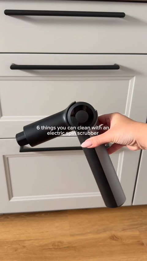 Instagram post by @sunny_cleaning98 for HOTO Tools. Caption reads: 6 things you can clean with an electric spin....
