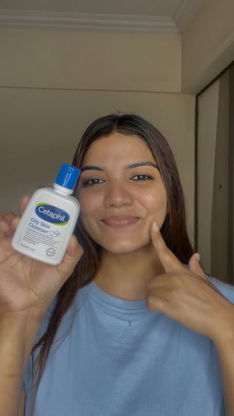 Instagram post by @the_pamvaishnav11 for Cetaphil. Caption reads: [...] barrier screaming for help. Switched to....