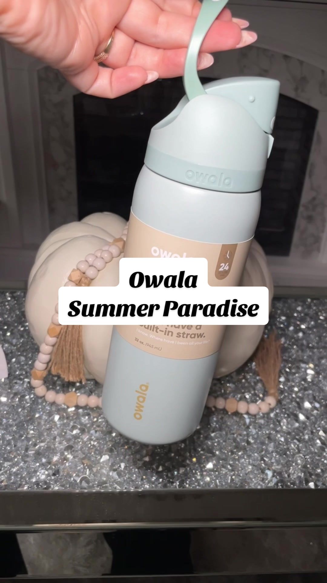 TikTok post by @mrsedwards2020 for Owala. Caption reads: The Owala Summer Paradise FreeSip = [...].