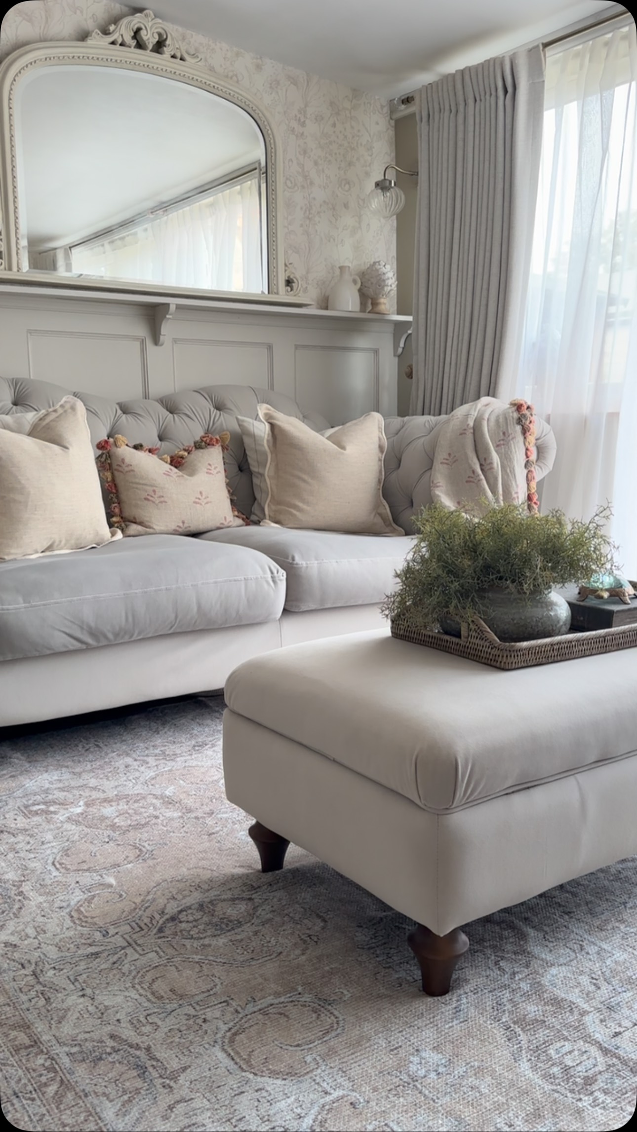 Instagram post by @lifeat_rosecottage for Joydeco. Caption reads: Is it my imagination or it is always so windy....