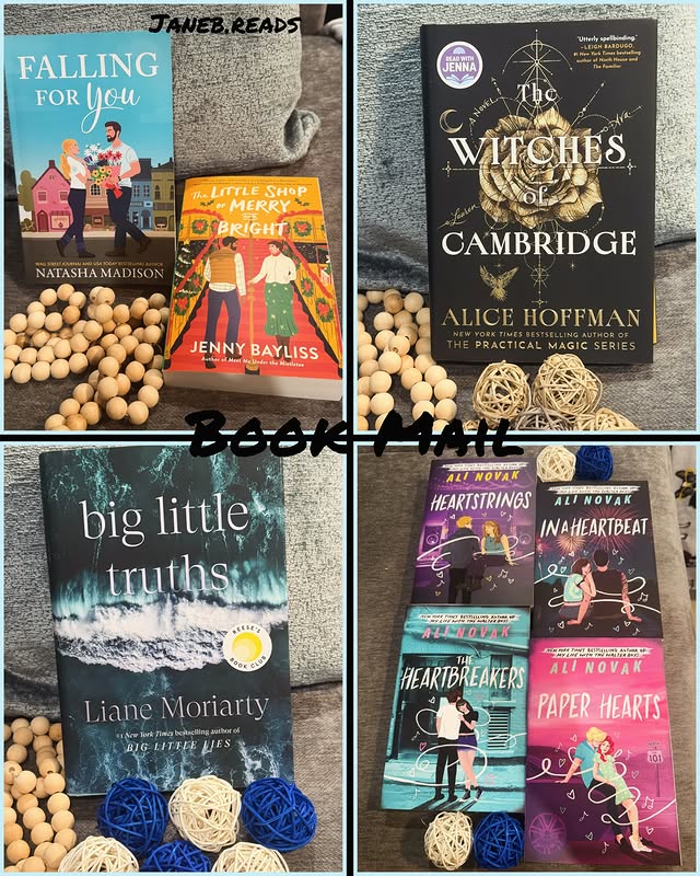 Instagram post by @janeb.reads for Scribner Books. Caption reads: 📬𝔹𝕠𝕠𝕜 𝕄𝕒𝕚𝕝📬 Thank you so much to the....