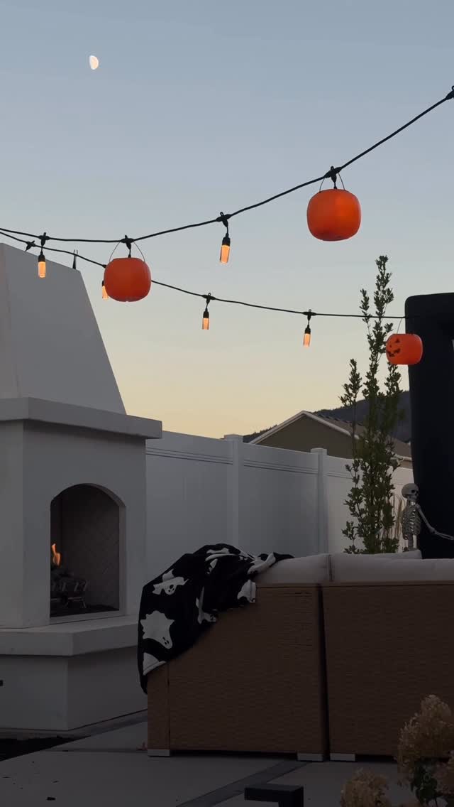 Instagram post by @rebekahmarsden for Enbrighten. Caption reads: THEMED MOVIE NIGHT 🎥🎃this months theme…....