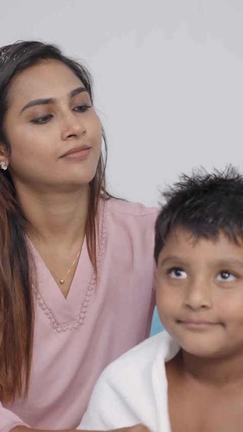 Instagram post by @myna_nandhu for Johnson’s Baby. Caption reads: [...] time 🫧 Loving the New & Improved Johnson’s....