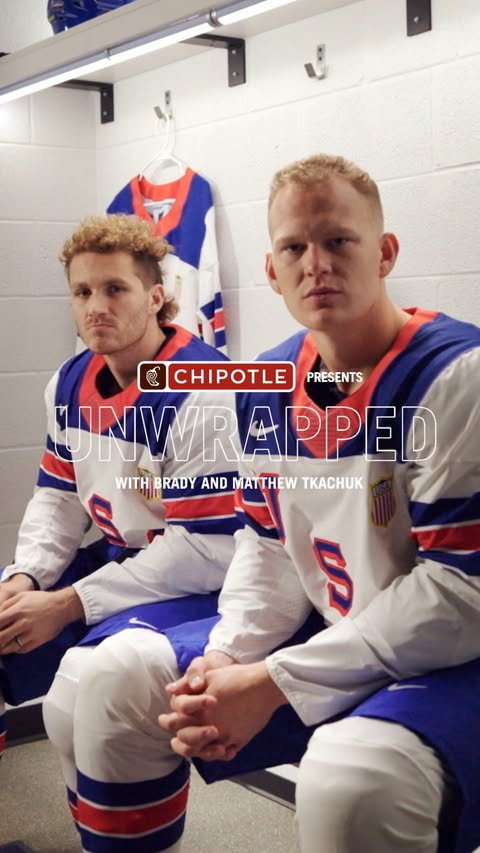 Instagram post by @bradytkachuk for Chipotle. Caption reads: Raised on hockey. Fueled by @chipotle. Ready for....