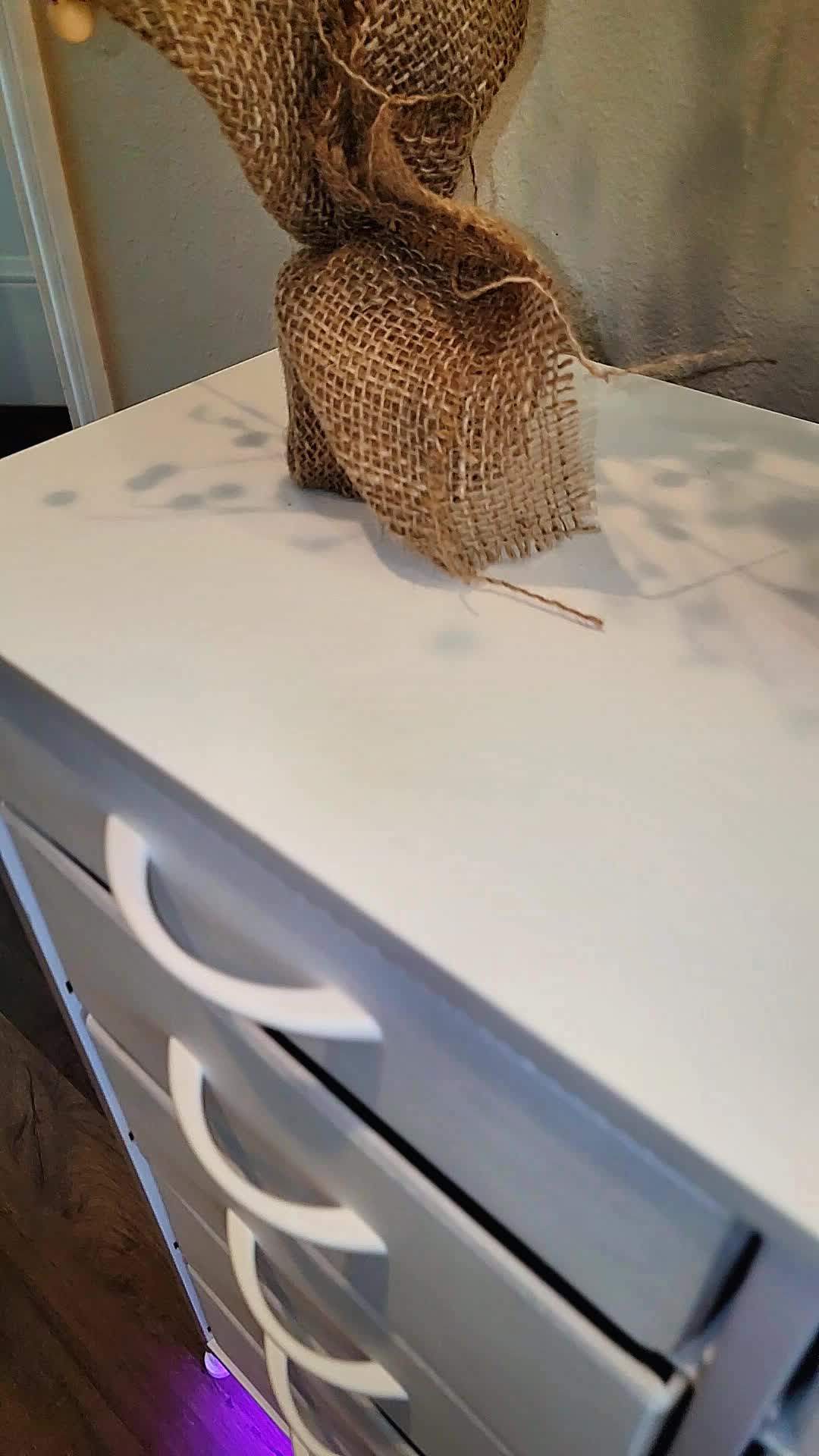 TikTok post by @coyotefun for RaybeeOfficial. Caption reads: RaybeeFurniture 63" W 18 Drawer @RaybeeOfficial....