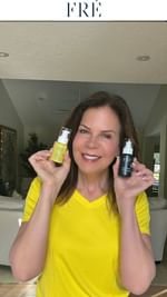 Instagram post by @gwenliveswell for Freskincare. Caption reads: [...] with you called FRÉ Skin Care. #ad🥳....