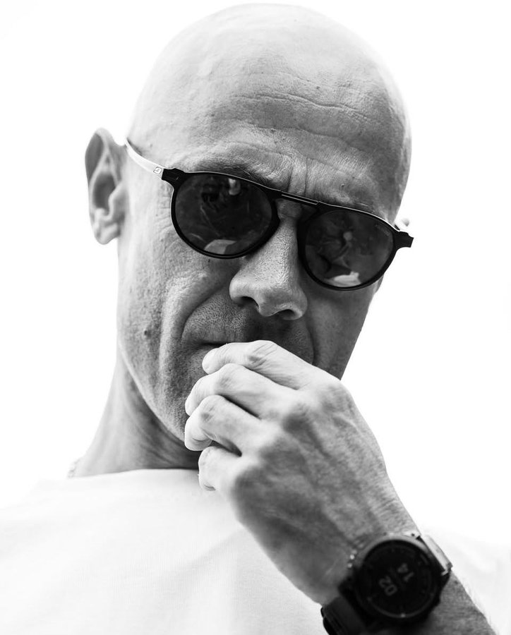 Instagram post by @fabienbarel for Dainese. Caption reads: I’ve always believed that strength comes not only....