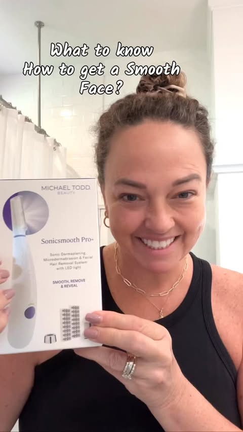 Instagram post by @southernchicstyle for Michael Todd Beauty. Caption reads: [...] smooth Derma-planing system from....
