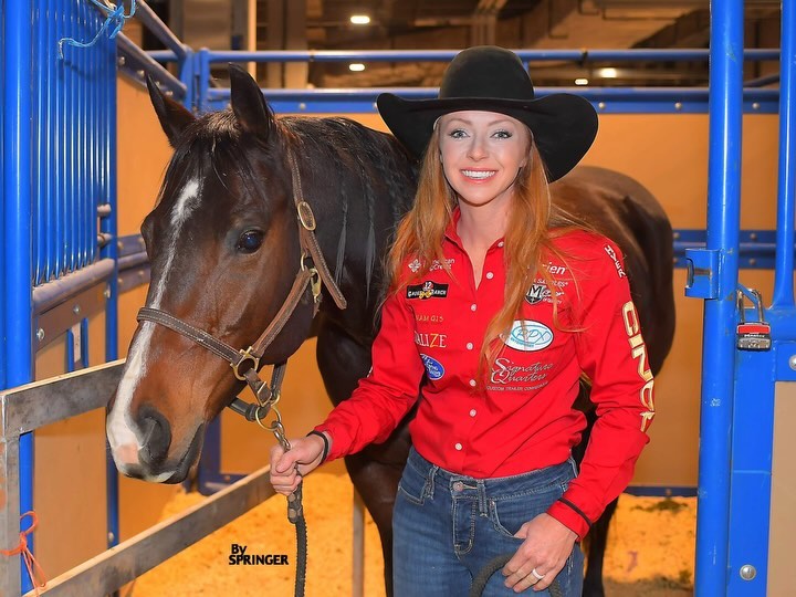 Instagram post by @embeisel for Hyer Boots. Caption reads: [...] #PurinaPerformanceHorse #HyerBoots (Emily20)....