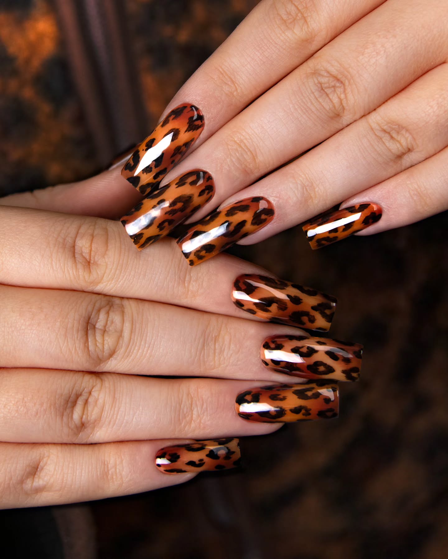 Instagram post by @glamliciousnails for Madam Glam. Caption reads: ✨️🍂 Trending nail art for the Autumn season 😍....