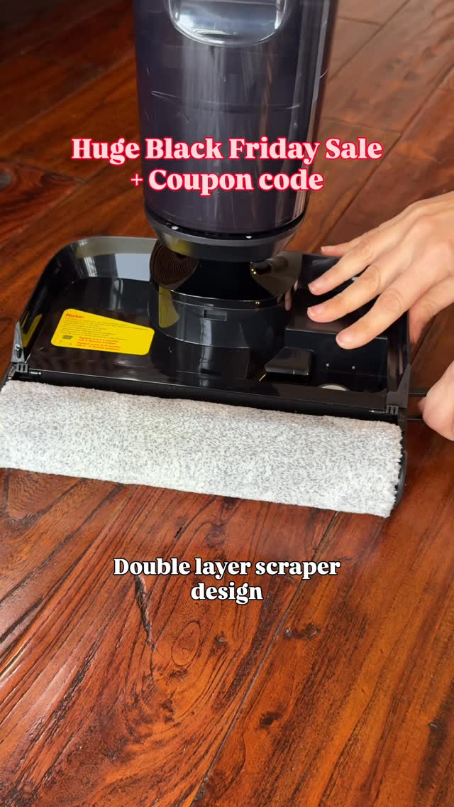 Instagram post by @mynameisrasha for Tineco. Caption reads: Black Friday deal 
Comment “ Robot” for direct....