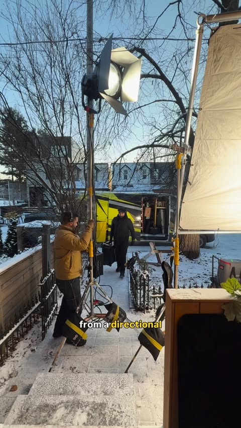 Instagram post by @nshaps for Aputure. Caption reads: [...] of light quality from @aputure.lighting ,....