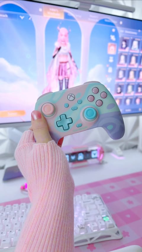 Instagram post by @kaileune for GameSir. Caption reads: [...] Nexus software gifted • thank you @mygamesir....