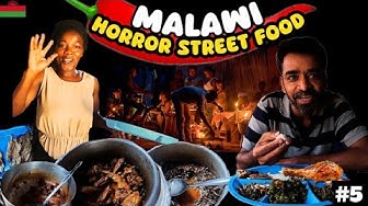 YouTube post by @BackpackerKumar for GT Holidays. Caption reads: 🍗Malawi Streetfood is த்ரில்லர்😋| 🇲🇼Malawi EP5.