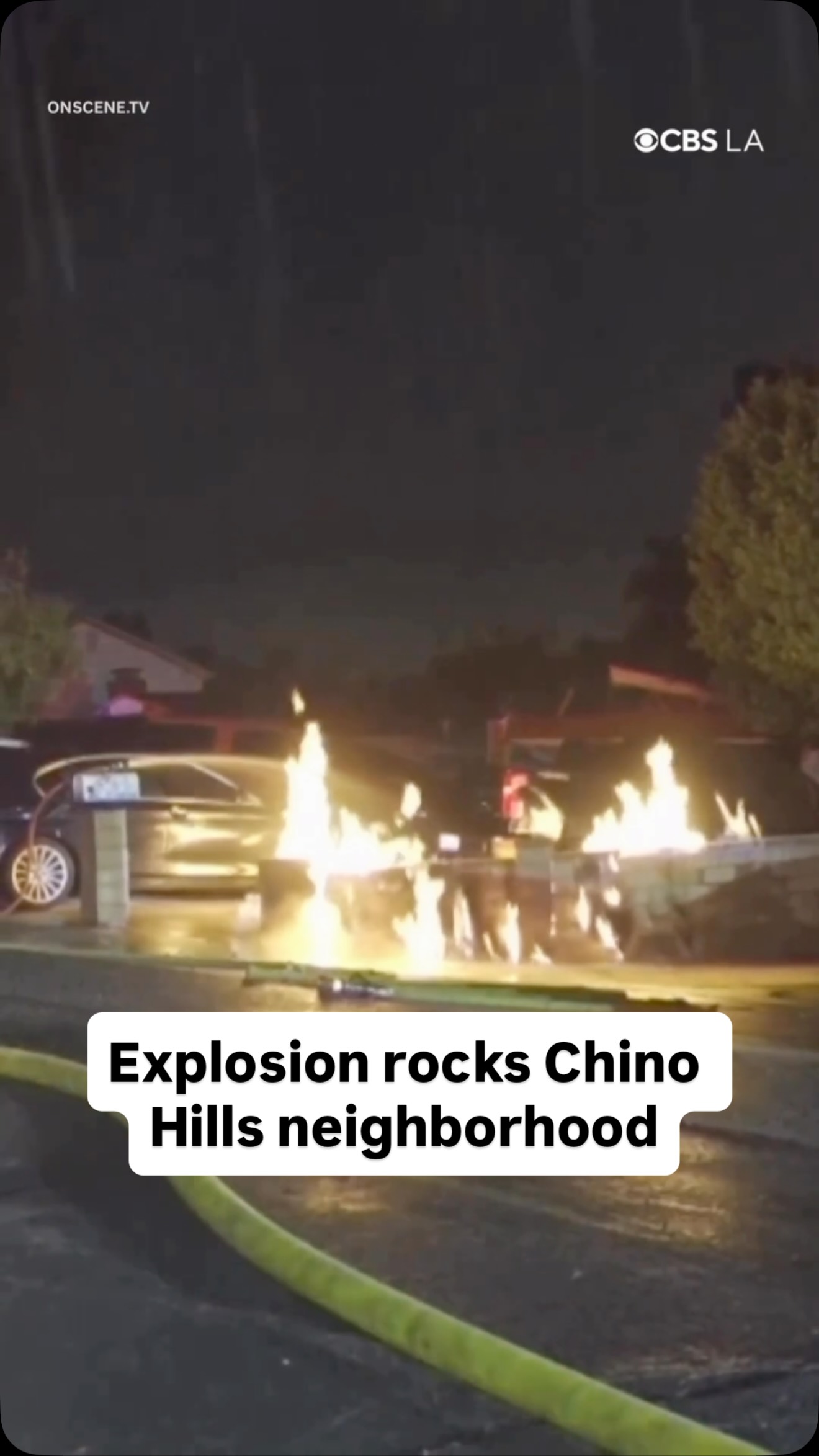 Instagram post by @tina_patel for CBS News. Caption reads: At least eight people were hospitalized on Sunday....