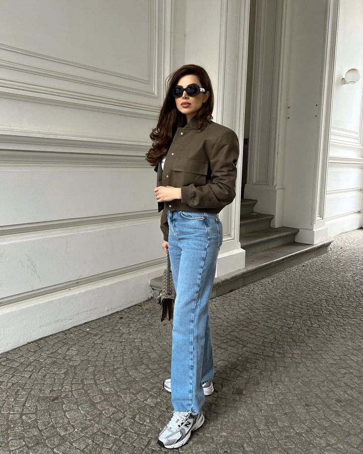 Instagram post by @itsnisa.style for SENSTYLABLE. Caption reads: Favorite Jacket 🫶🏼

Ref: *anzeige
Jacket: zara (....