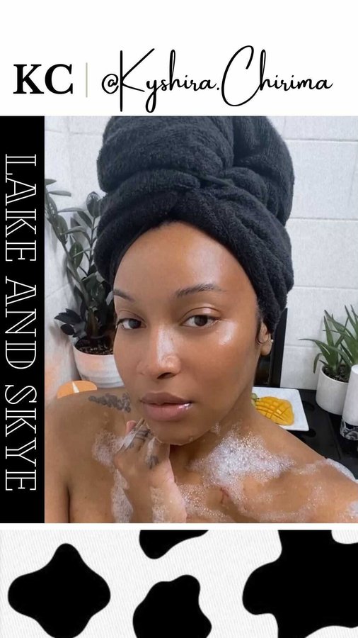 Instagram post by @kyshira.chirima for Lake & Skye. Caption reads: [...] more than you know!  @lakeandskye 

Lake &....