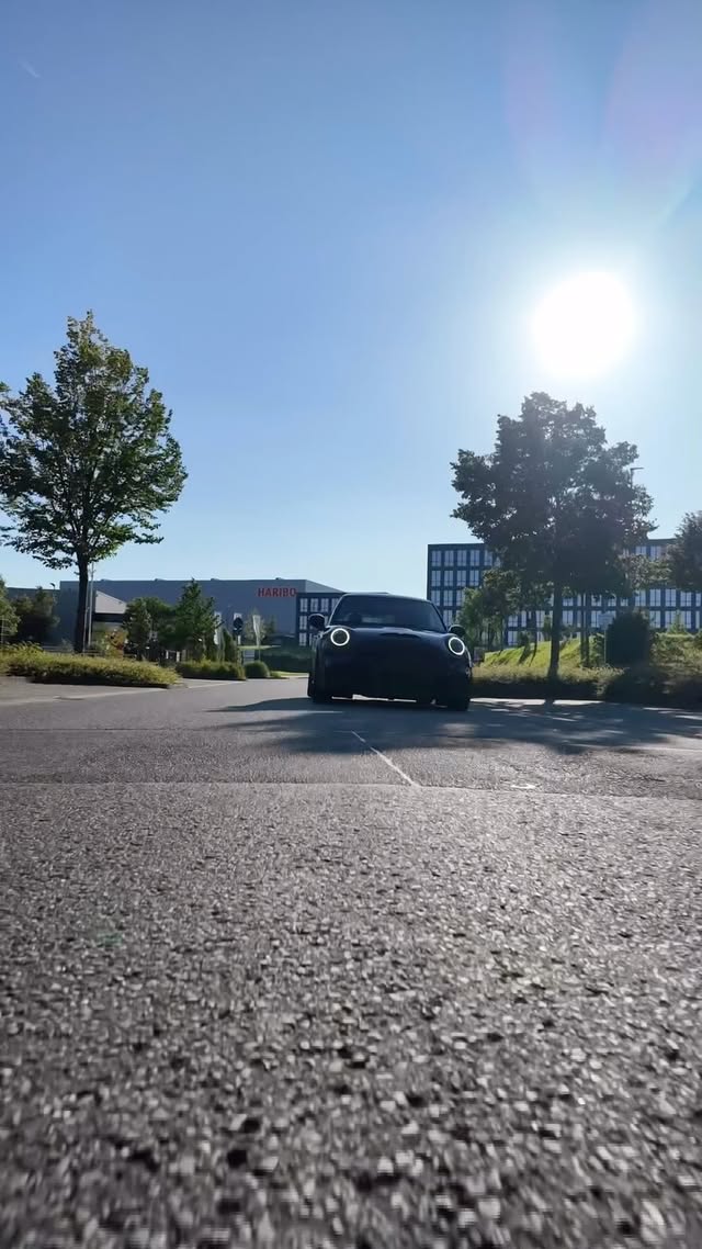 Instagram post by @the.mini.bat for Sparco. Caption reads: [...] Pilot Sport 4 - 215/40 R17 • Rims are....