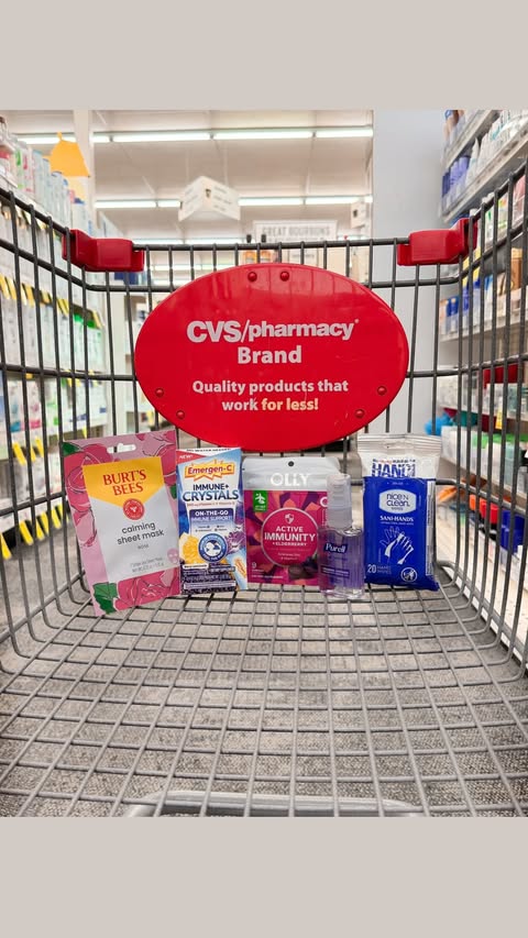 Instagram post by an influencer for CVS Pharmacy. Caption reads: [...] Everyday support ✔️ Calm ✔️ @cvspharmacy....