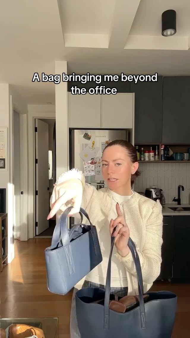 Instagram post by @rachelinarealway for CALPAK. Caption reads: [...] hold everything a busy day brings me @calpak....