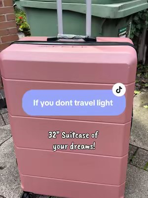 TikTok post by @auraleth33 for Keplin. Caption reads: [...] #suitcase #travel #cruise @Keplin.
