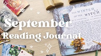 YouTube post by @bujobyfilo for Scribbles That Matter. Caption reads: 🍄 September 2024 Reading Journal Wrap Up 🐉.