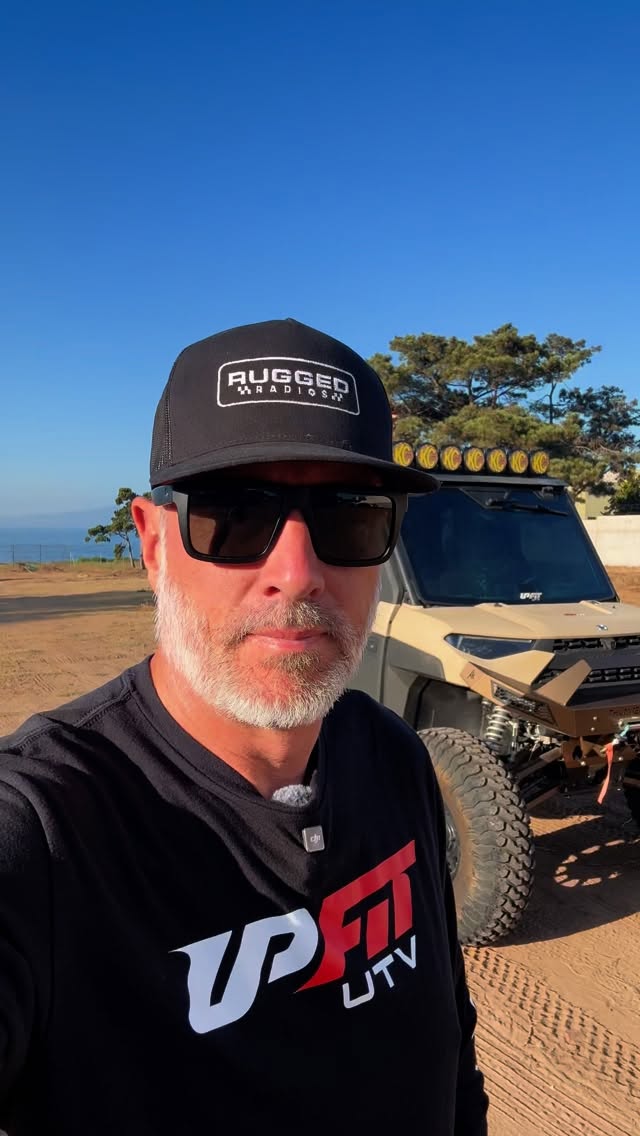 Instagram post by @upfitutv for Rugged Radios. Caption reads: @wesmiller70 is heading out to go take a look at....