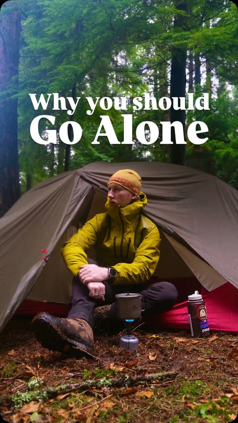 Instagram post by @nollaig_butler for Garmin. Caption reads: Going solo is one of the best things you can ever....